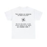 t-shirt blanc unisexe avec boussole le nord, suivant comment on est