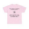 t-shirt rose unisexe avec boussole le nord, suivant comment on est