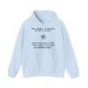 Hoodie - Sweat à capuche bleu ciel le nord suivant le sens