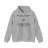 Hoodie - Sweat à capuche gris le nord suivant le sens