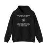 Hoodie - Sweat à capuche noir le nord suivant le sens