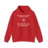 Hoodie - Sweat à capuche rouge le nord suivant le sens