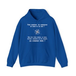 Hoodie - Sweat à capuche Royal le nord suivant le sens