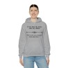 femme avec Hoodie - sweat à capuche gris je dis déjà pas merci dans ma langue