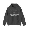 Hoodie - sweat à capuche gris foncé je dis déjà pas merci dans ma langue