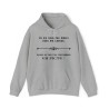 Hoodie - sweat à capuche gris je dis déjà pas merci dans ma langue