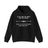 Hoodie - sweat à capuche noir je dis déjà pas merci dans ma langue
