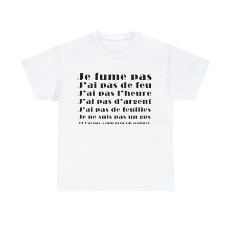 t-shirt blanc anti casse couille