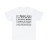 t-shirt blanc anti casse couille