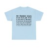 t-shirt bleu ciel anti casse couille