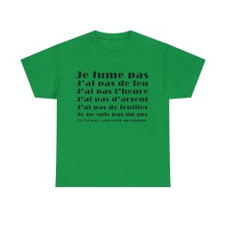 t-shirt vert irlande anti casse couille