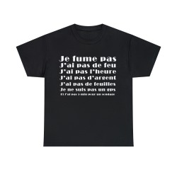t-shirt noir anti casse couille