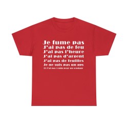 t-shirt rouge anti casse couille