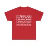 t-shirt rouge anti casse couille