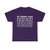 t-shirt violet anti casse couille