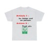 T-shirt Unisexe cendre Smoking Area