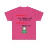 T-shirt Unisexe fuchsia Smoking Area