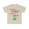 T-shirt Unisexe sable Smoking Area