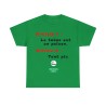T-shirt Unisexe vert Smoking Area