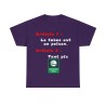T-shirt Unisexe violet Smoking Area