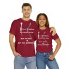 couple avec T-shirt rouge cardinal il y à 2 manières ..