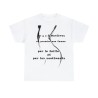 T-shirt blanc il y à 2 manières ..