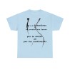 T-shirt bleu ciel il y à 2 manières ..