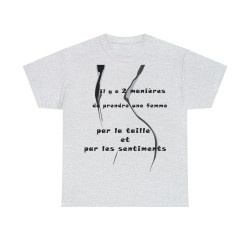 T-shirt cendre il y à 2 manières ..