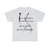T-shirt cendre il y à 2 manières ..