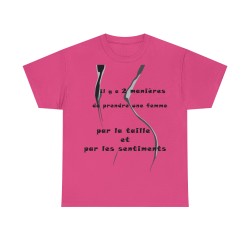 T-shirt fuchsia il y à 2 manières ..