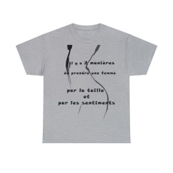 T-shirt gris il y à 2 manières ..