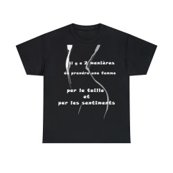 T-shirt noir il y à 2 manières ..
