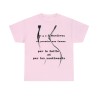 T-shirt rose il y à 2 manières ..