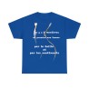 T-shirt bleu royal il y à 2 manières ..