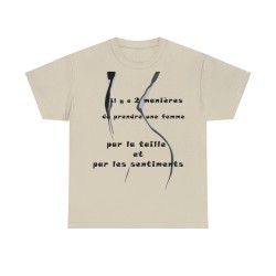 T-shirt sable il y à 2 manières ..