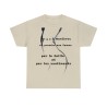 T-shirt sable il y à 2 manières ..