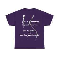 T-shirt violet il y à 2 manières ..