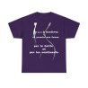 T-shirt violet il y à 2 manières ..
