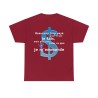 T-shirt rouge cardinal beaucoup trop payé pour ce que je fais