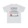T-shirt cendre homme je déteste quand on me dis