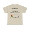 T-shirt sable homme je déteste quand on me dis