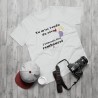 T-shirt pour homme blanc tu m'a vendu du rêve en situation