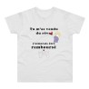 T-shirt pour homme blanc tu m'a vendu du rêve