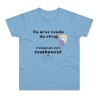 T-shirt pour homme bleu tu m'a vendu du rêve