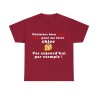 t-shirt rouge cardinal choisissez bien votre jour