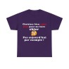 t-shirt violet choisissez bien votre jour