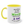 Mug jaune parfois je me sens moche
