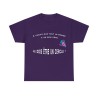 T-shirt violet il parait que tout le monde à un bon coté