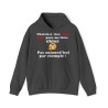 Hoodie - Sweat à capuche gris foncé choisissez bien votre jour