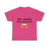 T-shirt fuchsia unisexe  je suis modération
